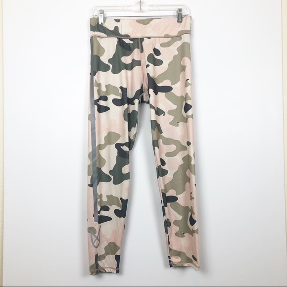 MINKPINK Pants - MINKPINK Pink Camo High Waist Leggings